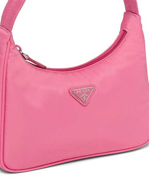 prada re edition 2000 nylon mini bag pink|prada re edition 2005 used.